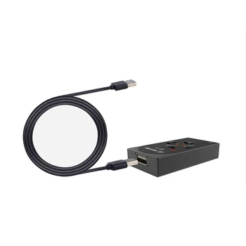 TEYUN 1Set Q1 USB7.1 Внешняя звуковая карта для настольного компьютера, ноутбука, игровая звуковая карта без драйверов, Черный