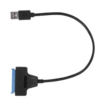 Кабель-Адаптер Жесткого диска SATA 3X С USB 3.0 На 2,5 Дюйма SDD Конвертер SATA В USB 3.0-Черный