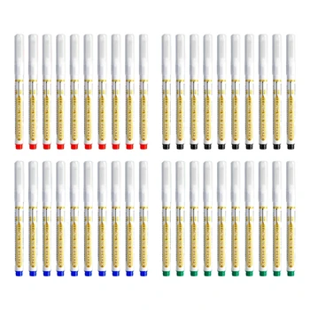 Красочные плотницкие ручки для деревообработки, 10 шт., маркер для глубоких отверстий с длинной головкой, водонепроницаемые и прочные ручки с длинным носиком M89B