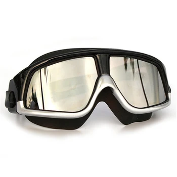 Плавательные очки для взрослых с защитой от запотевания HD Очки для дайвинга с защитой от запотевания Очки для дайвинга Силиконовые Большие Плавательные очки Прочный