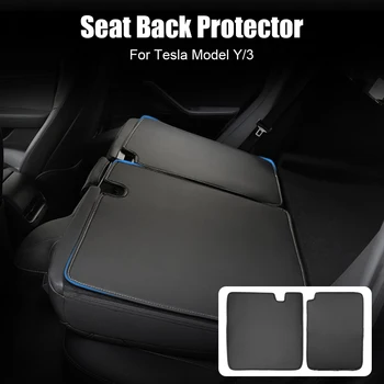 Чехлы для автомобильных сидений Tesla Модель 3 Y Протектор спинки заднего сиденья Подушка багажника Удобная Защитная накладка Водонепроницаемые Аксессуары